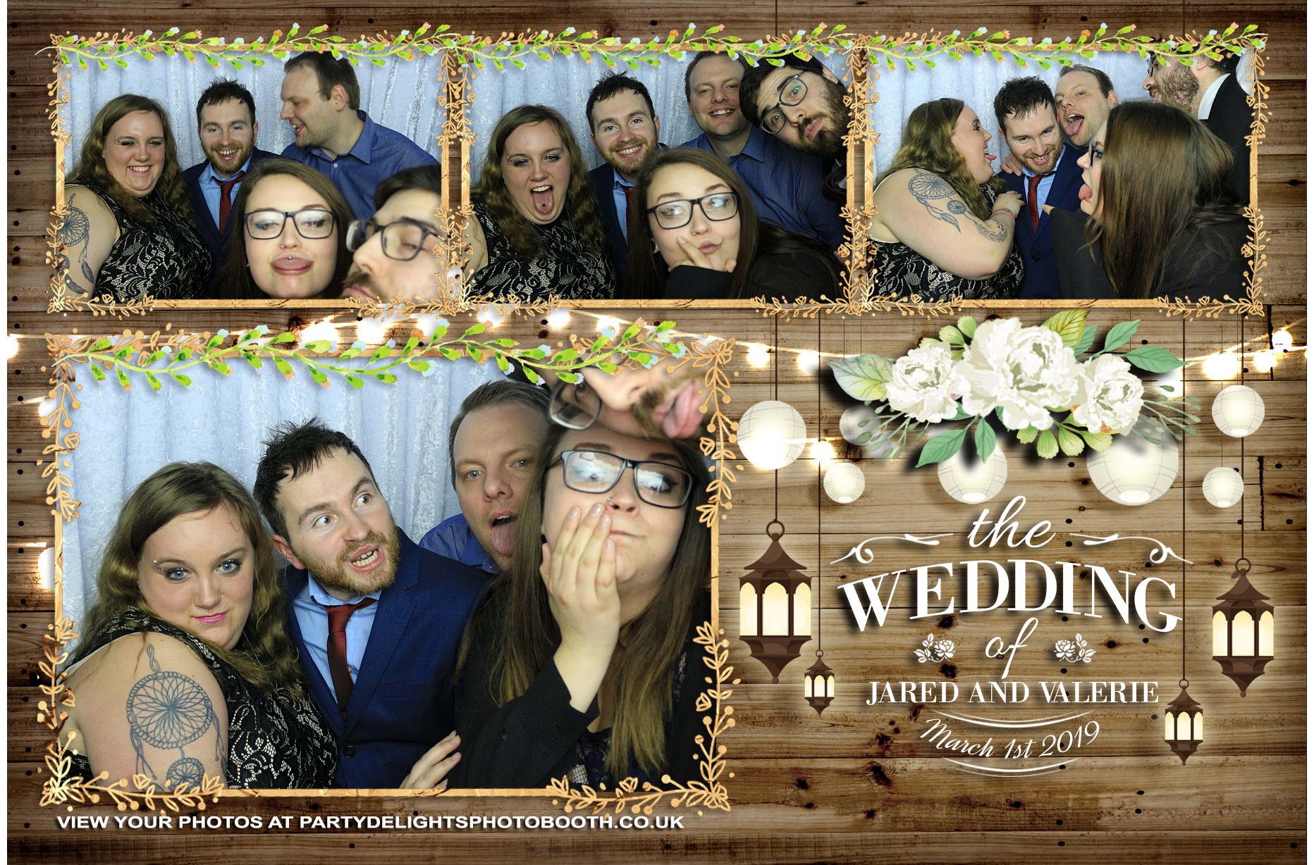 Jared and Valerie’s Wedding - Prints | View more photos from the event at gallery.partydelightsphotobooth.co.uk/u/PartyDelightsPhotoBooth/Jared-and-Valerie’s-Wedding-Prints